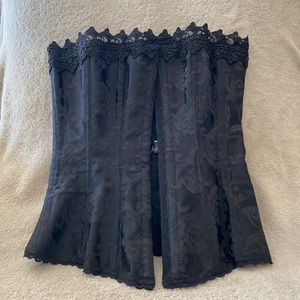 Fredericks of Hollywood Black Corset